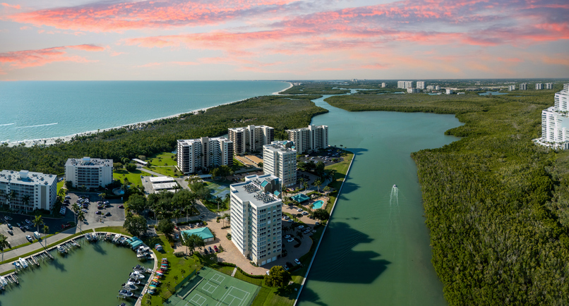 Panoramic Image of Naples, FL